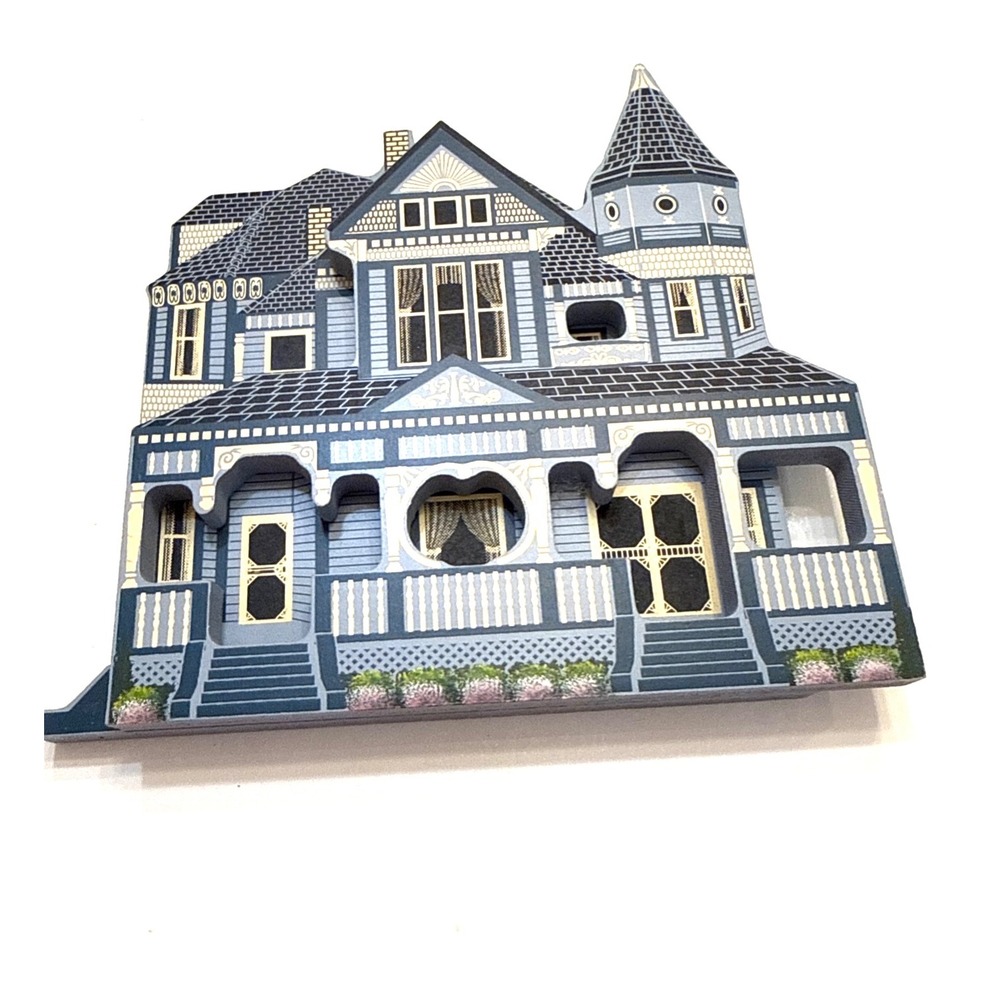 Shelias Collectibles Ray Home 1896 Gallatin MO Wood House Shelf Sitter VST05